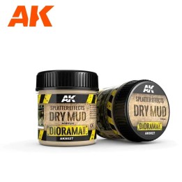 AK - Dioramas - Terrains - Splatter Effects Dry Mud (#AK8027)