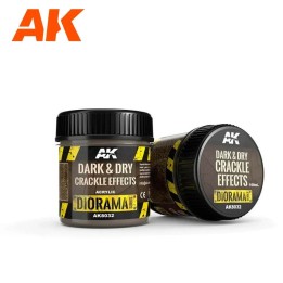 AK - Dioramas - Terrains - Dark & Dry Crackle Effects (#AK8032)