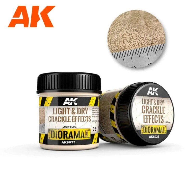 AK - Dioramas - Terrains - Light & Dry Crackle Effects (#AK8033)