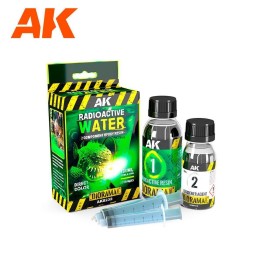 AK - Dioramas - Terrains - Resin Radioactive Water Components Epoxy Resin (#AK8232)
