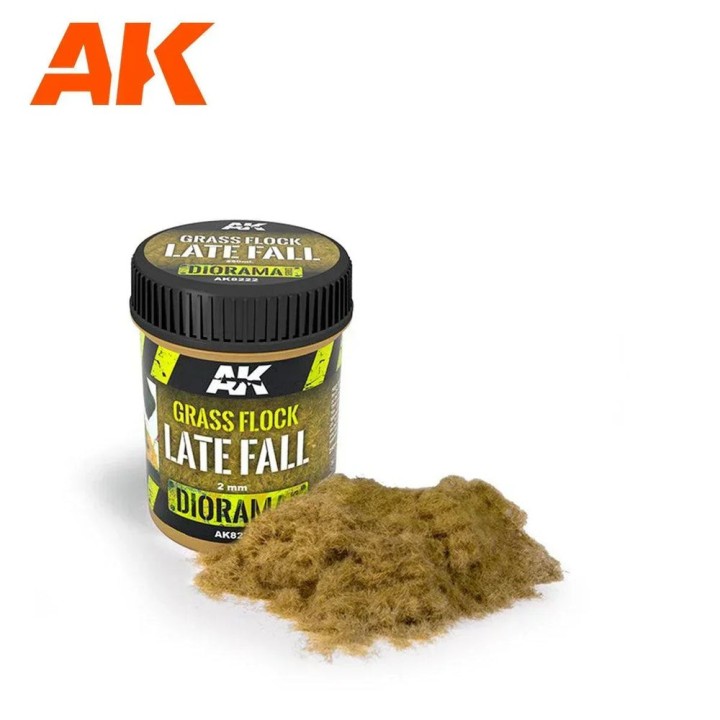 AK - Dioramas - Vegetation - Grass Flock 2mm Late Fall (#AK8222)
