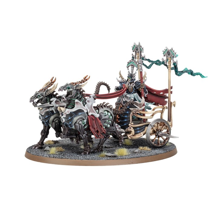 Age of Sigmar - Ossiarch Bonereapers - Condottiero Kavalos su Carro da Guerra
