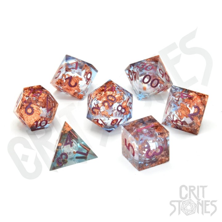 GlassStaff - d20 50mm (Liquid Core) - Seraphic Reverie