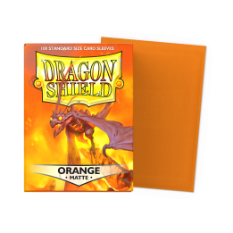 Dragon Shield - Matte Sleeves (Japanese) - Orange (60 Sleeves)