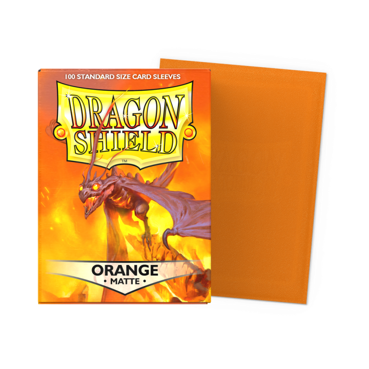 Dragon Shield - Matte Sleeves (Japanese) - Orange (60 Sleeves)
