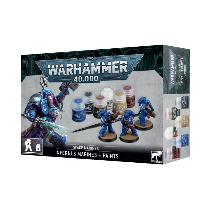Warhammer 40.000 - Space Marines - Infernus Marines + Paints