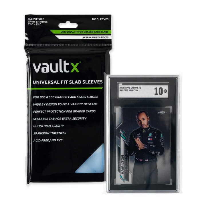 Vault X - Fit Slab Sleeves - Universal (100 Sleeves)