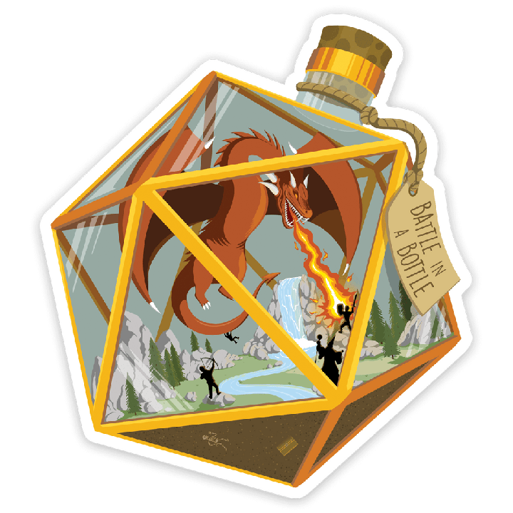 GlassStaff - Sticker - Battle in a Bottle