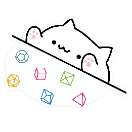 GlassStaff - Sticker - Bongo Dice Cat