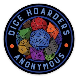 GlassStaff - Sticker - Dice Hoarders Anon