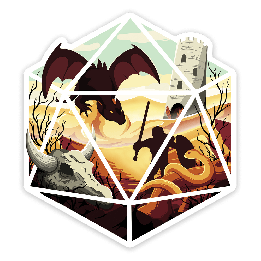 GlassStaff - Sticker - Dragon d20