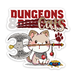 GlassStaff - Sticker - Dungeons and Cats