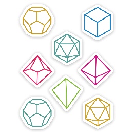 GlassStaff - Sticker - Minimal DnD