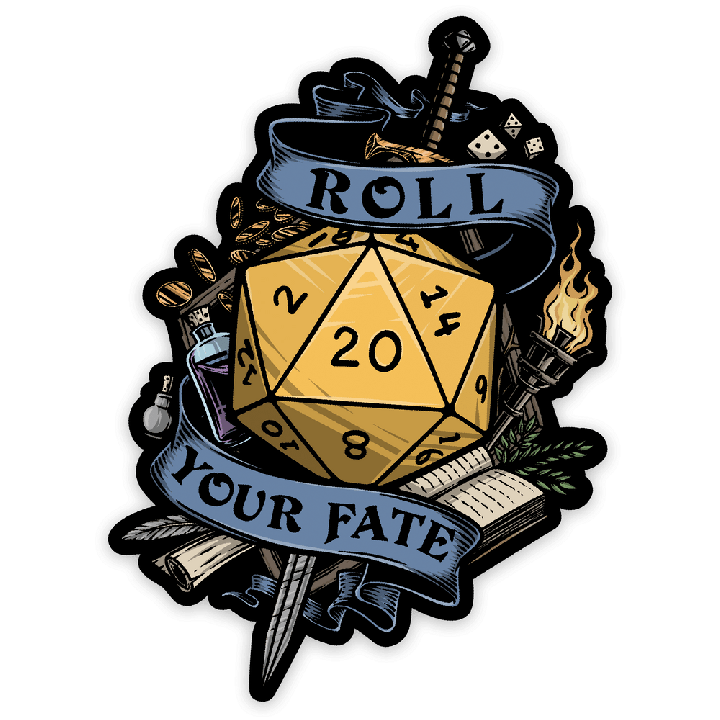 GlassStaff - Sticker - Roll Your Fate 2