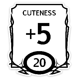 GlassStaff - Sticker - Stat Block Cute