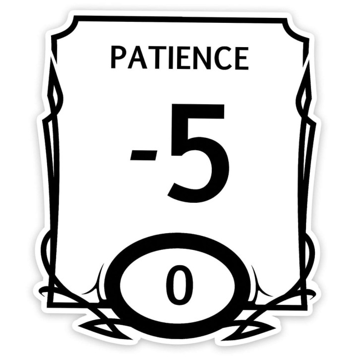 GlassStaff - Sticker - Stat Block Patience