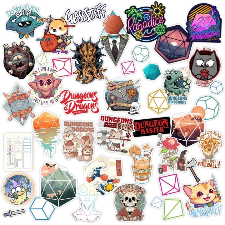 GlassStaff - Sticker - StickerBomb Pack