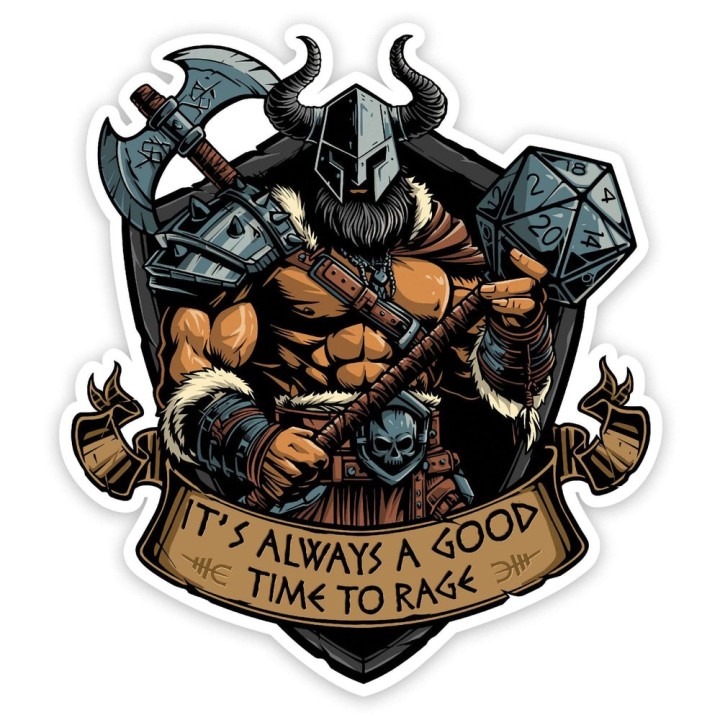 GlassStaff - Sticker - Time to Rage