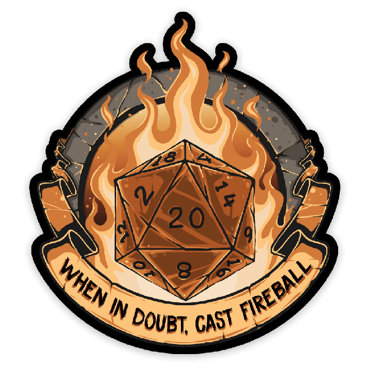 GlassStaff - Sticker - When in Doubt