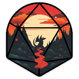 GlassStaff - Sticker - Young Dragon d20