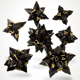 GlassStaff - Dice Set (Metal) - Royal Bane