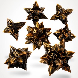 GlassStaff - Dice Set (Metal) - Dystopian Bane