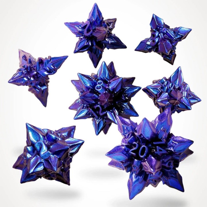 GlassStaff - Dice Set (Metal) - Runespike Bane