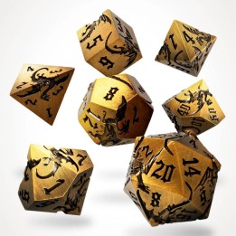 GlassStaff - Dice Set (Metal) - Ancient Cuprem