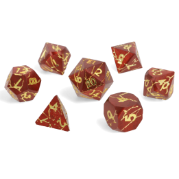 GlassStaff - Dice Set (Metal) - Mercury Fang