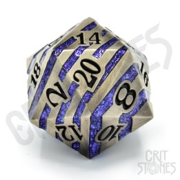 GlassStaff - d20 33mm (Metal) - Engraved Elder