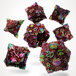 GlassStaff - Dice Set (Metal) - Bloodbriar