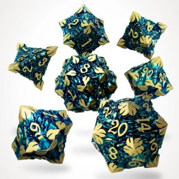 GlassStaff - Dice Set (Metal) - Golden Canopy