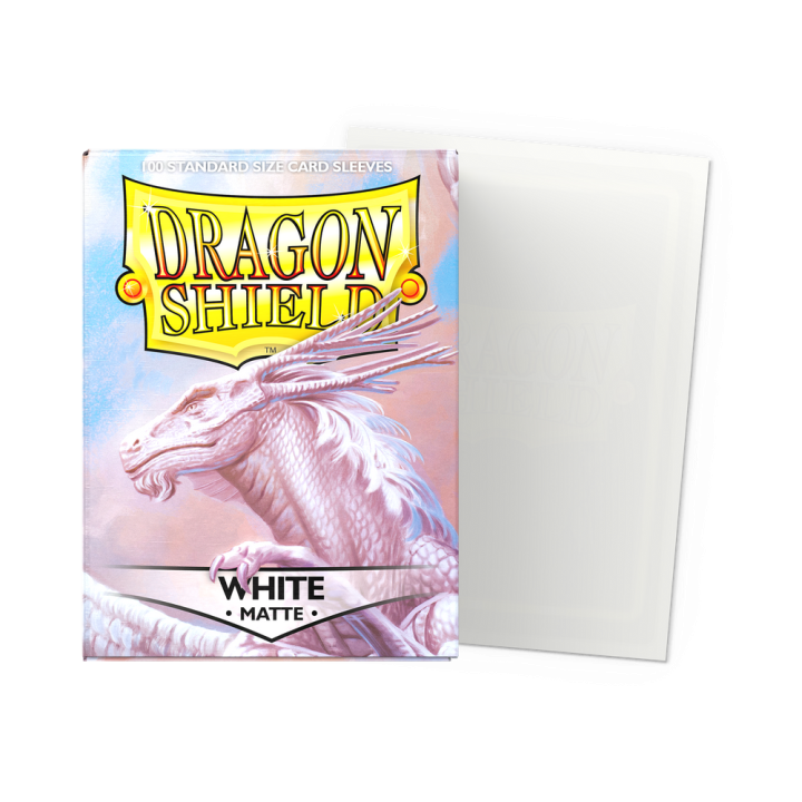 Dragon Shield - Matte Sleeves (Japanese) - White (60 Sleeves)