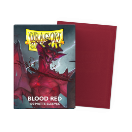 Dragon Shield - Matte Sleeves (Japanese) - Blood Red (60 Sleeves)