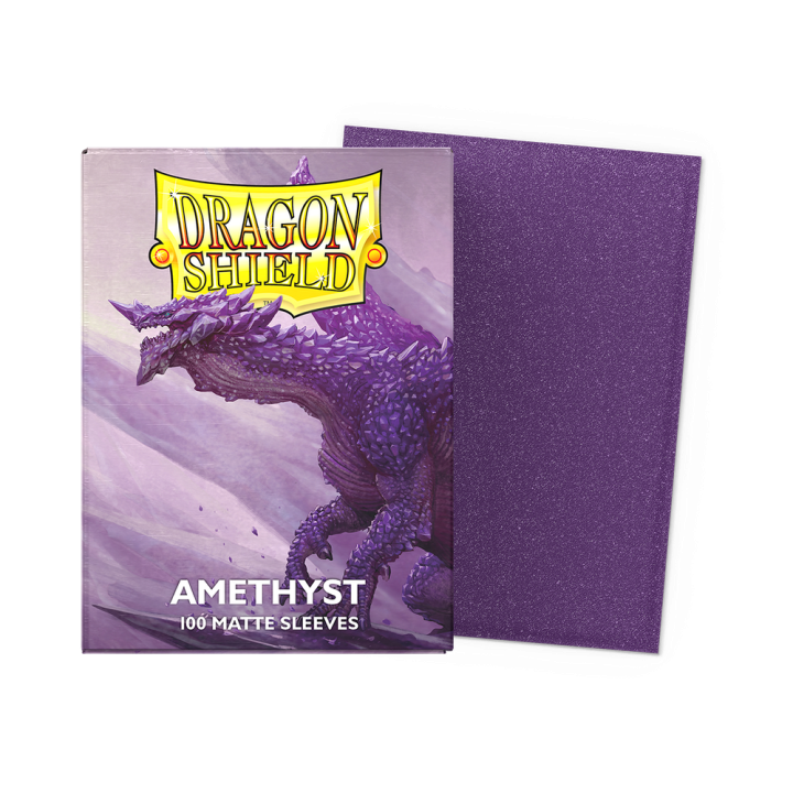 Dragon Shield - Matte Sleeves (Japanese) - Amethyst (60 Sleeves)