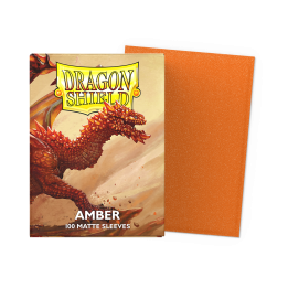 Dragon Shield - Matte Sleeves (Japanese) - Amber (60 Sleeves)