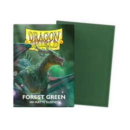 Dragon Shield - Matte Sleeves (Japanese) - Forest Green (60 Sleeves)