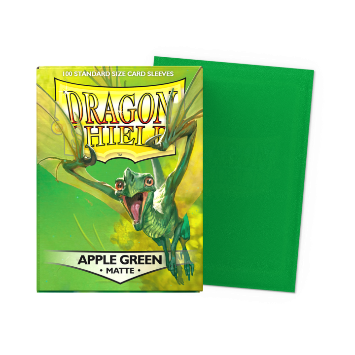 Dragon Shield - Matte Sleeves (Japanese) - Apple Green (60 Sleeves)