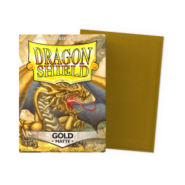 Dragon Shield - Matte Sleeves (Japanese) - Gold (60 Sleeves)