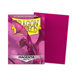Dragon Shield - Matte Sleeves (Japanese) - Magenta (60 Sleeves)