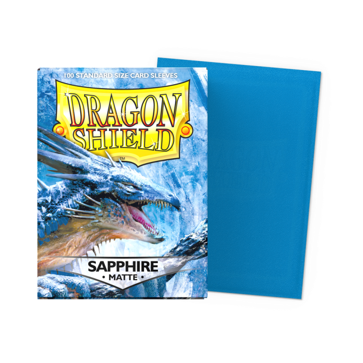 Dragon Shield - Matte Sleeves (Japanese) - Sapphire (60 Sleeves)
