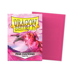 Dragon Shield - Matte Sleeves (Japanese) - Pink Diamond (60 Sleeves)