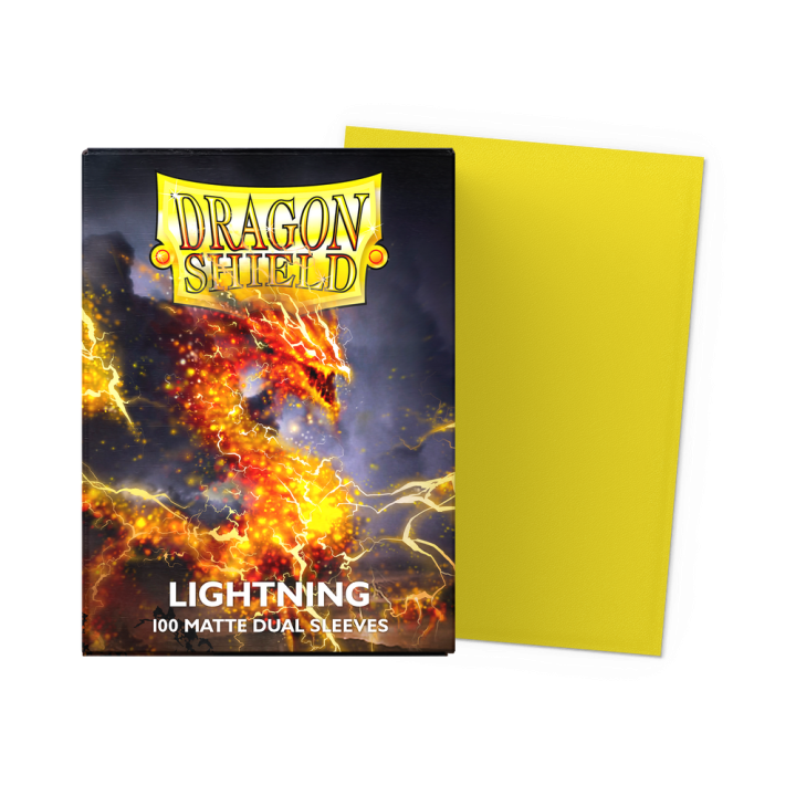 Dragon Shield - Matte Dual Sleeves (Japanese) - Lightning (60 Sleeves)