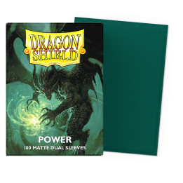 Dragon Shield - Matte Dual Sleeves (Japanese) - Power (60 Sleeves)