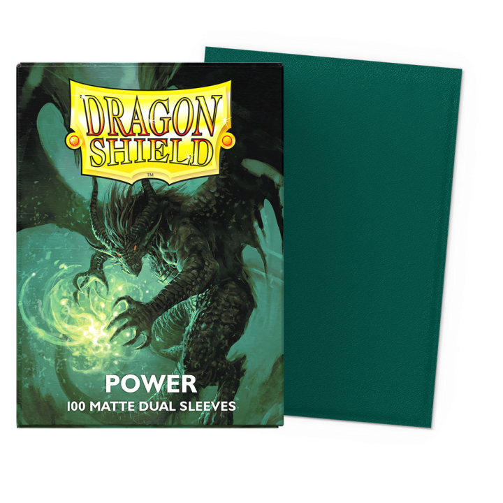 Dragon Shield - Matte Dual Sleeves (Japanese) - Power (60 Sleeves)