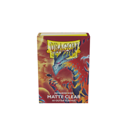 Dragon Shield - Outer Sleeves (Japanese) - Clear (60 Sleeves)