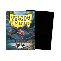 Dragon Shield - Matte Sleeves (Standard) - Black (100 Sleeves)