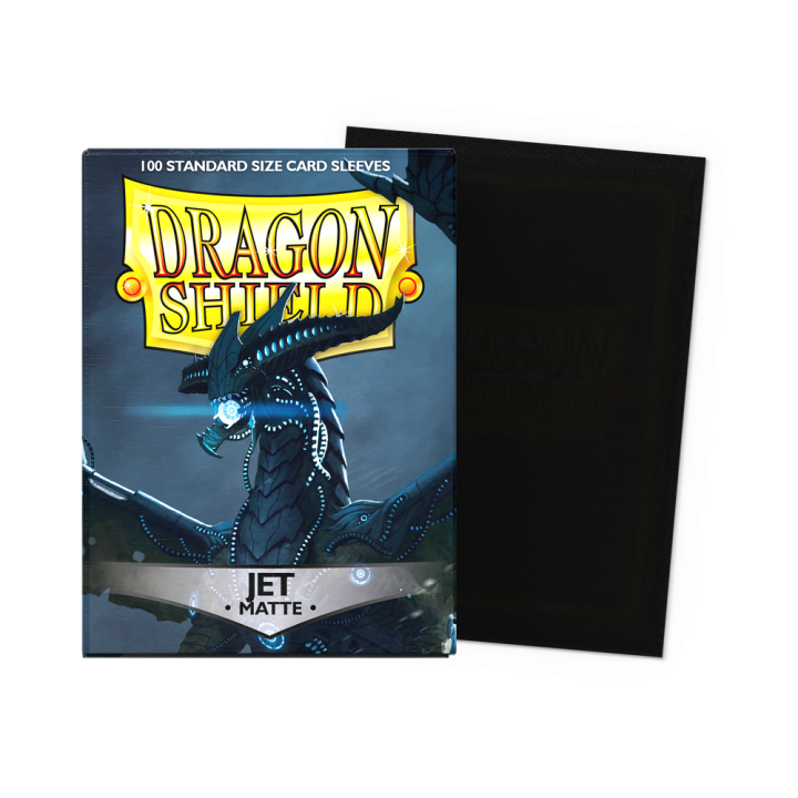Dragon Shield - Matte Sleeves (Standard) - Jet (100 Sleeves)