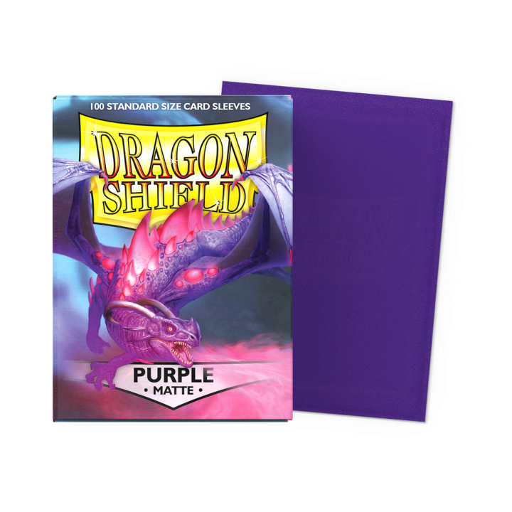 Dragon Shield - Matte Sleeves (Standard) - Purple (100 Sleeves)
