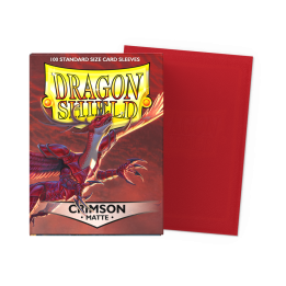 Dragon Shield - Matte Sleeves (Standard) - Crimson (100 Sleeves)